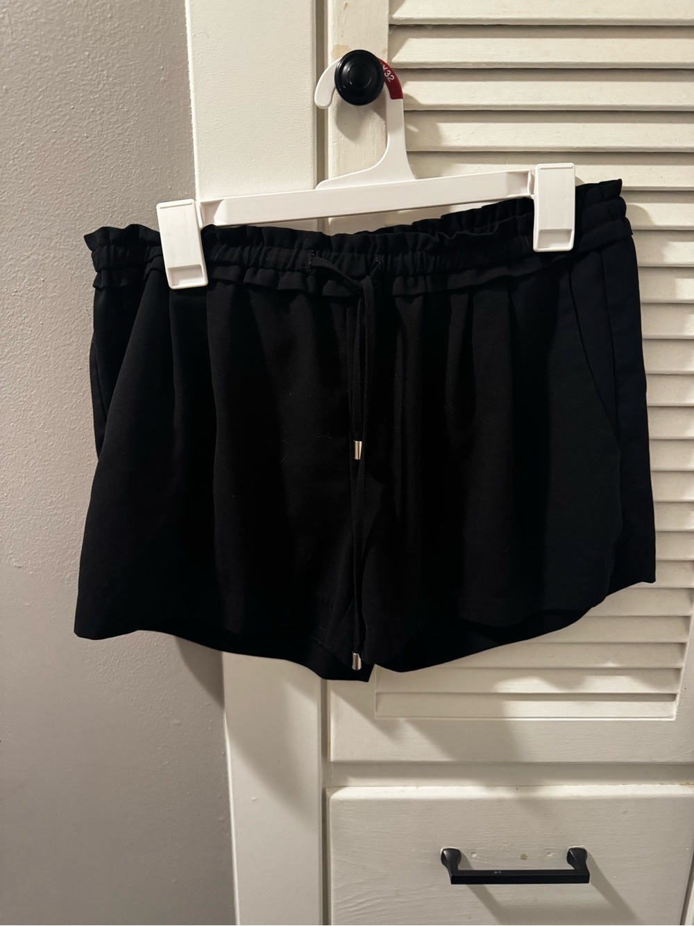 Lulu's Black Athletic Pull-On Shorts